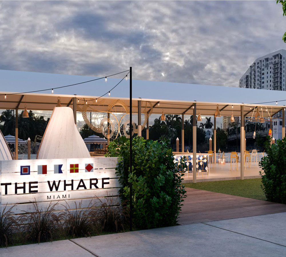 The Riverside Wharf to Open Next Month Along the Miami River