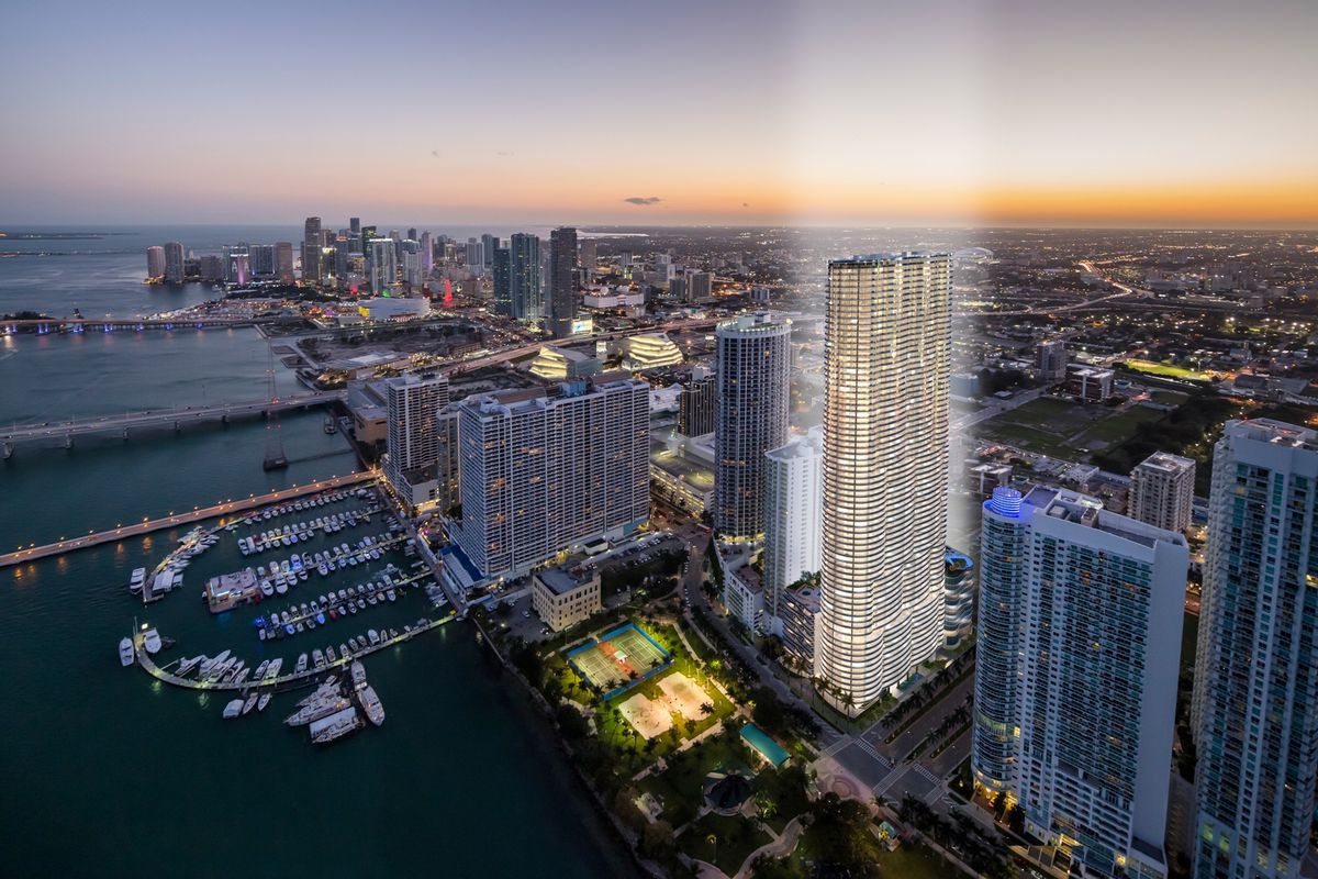 Downtown’s Aria on the Bay condominium is delivered