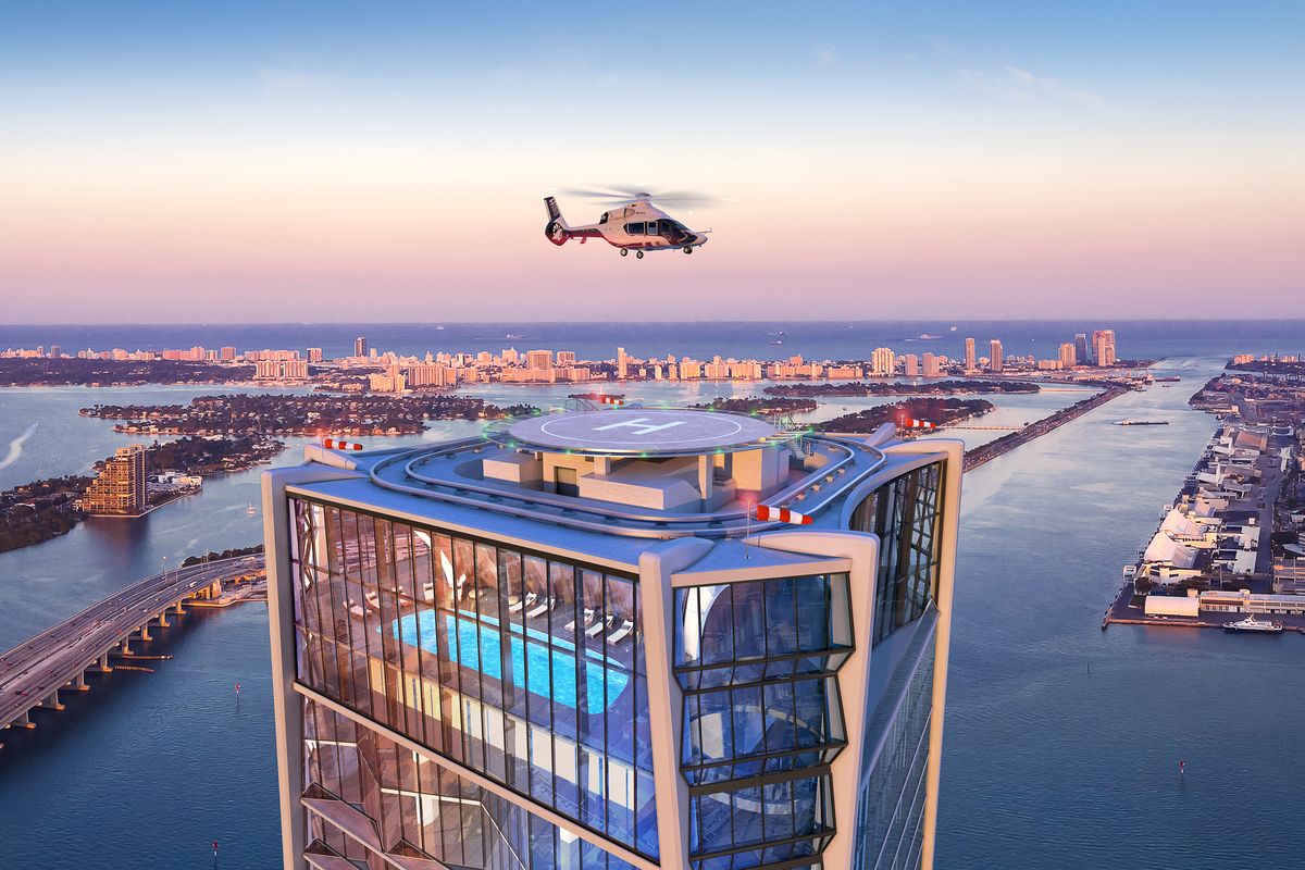One Thousand Museum: The only private residential Helipad in US Eastern Cost is about to debut