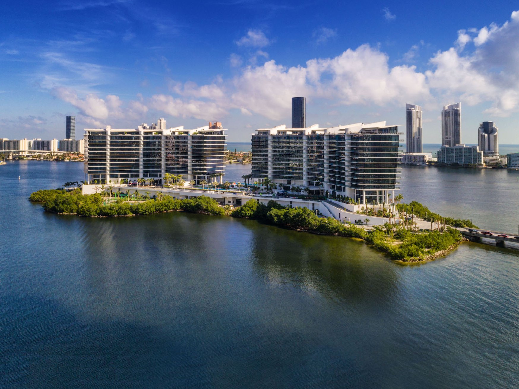 Privé: a man-made island with a private dock for yachts and high-rise homes starts at $2.3 million