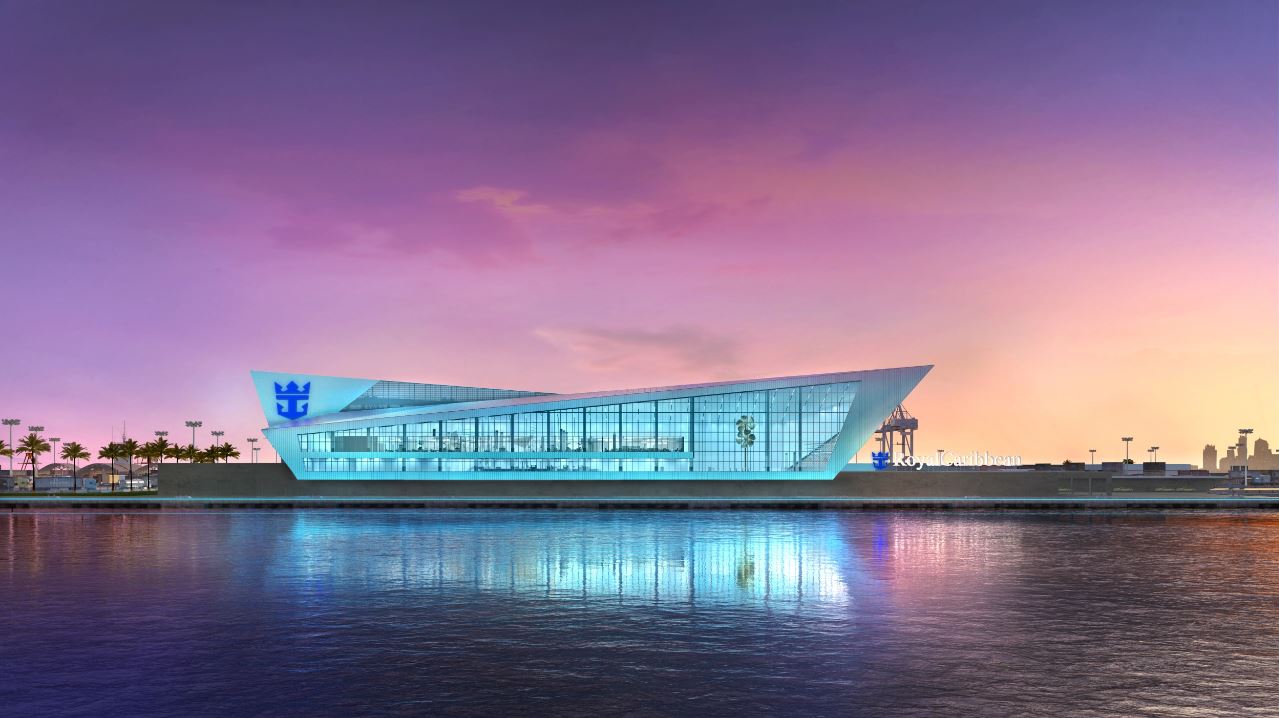 First look: Royal Caribbean’s new PortMiami cruise terminal is nearly completed