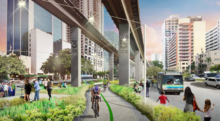 The Underline: Miami’s 10-mile linear park and urban trail breaks ground