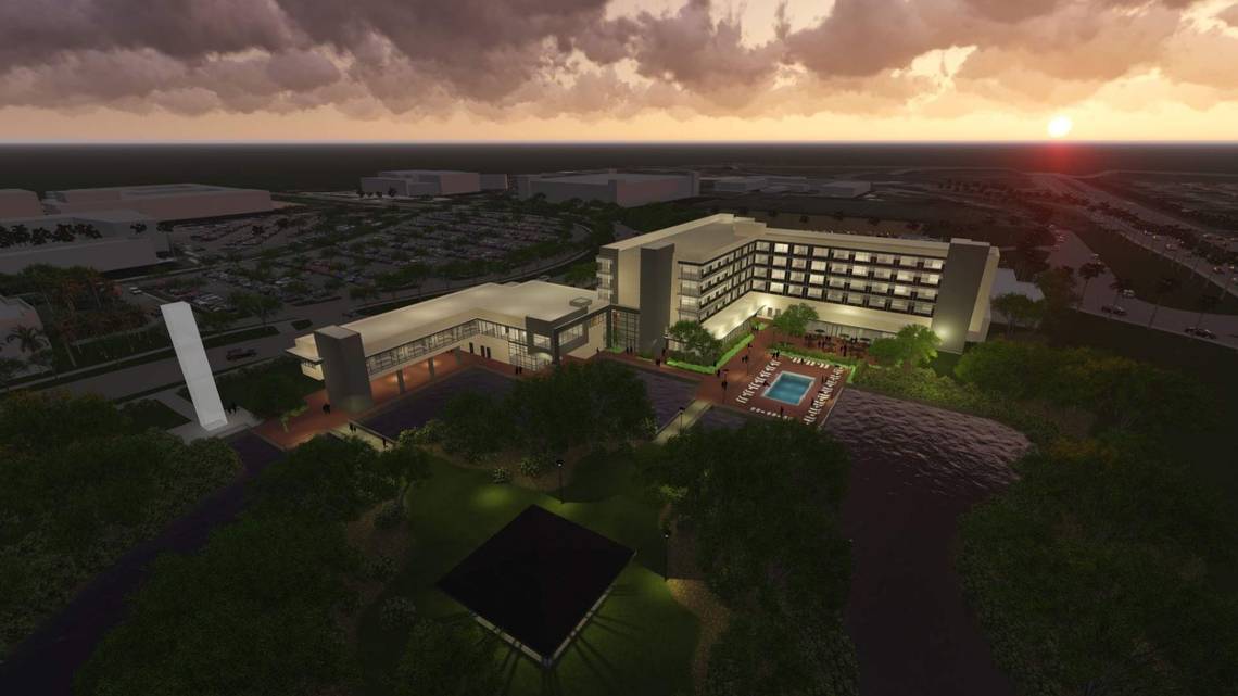 Florida International University is building the first university hotel in South Florida