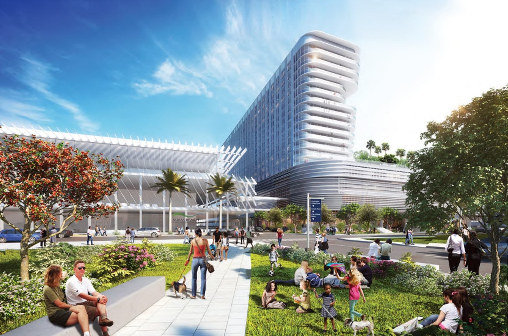 Miami Beach convention center hotel is redesigned;  review is coming next