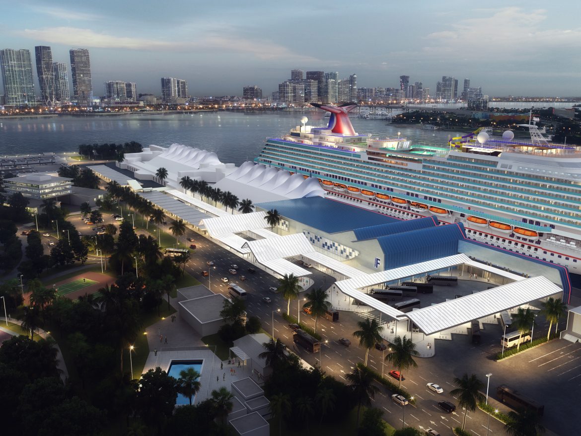 Carnival Cruise Line announced $195M terminal expansion at PortMiami, now the port has over 1B in construction