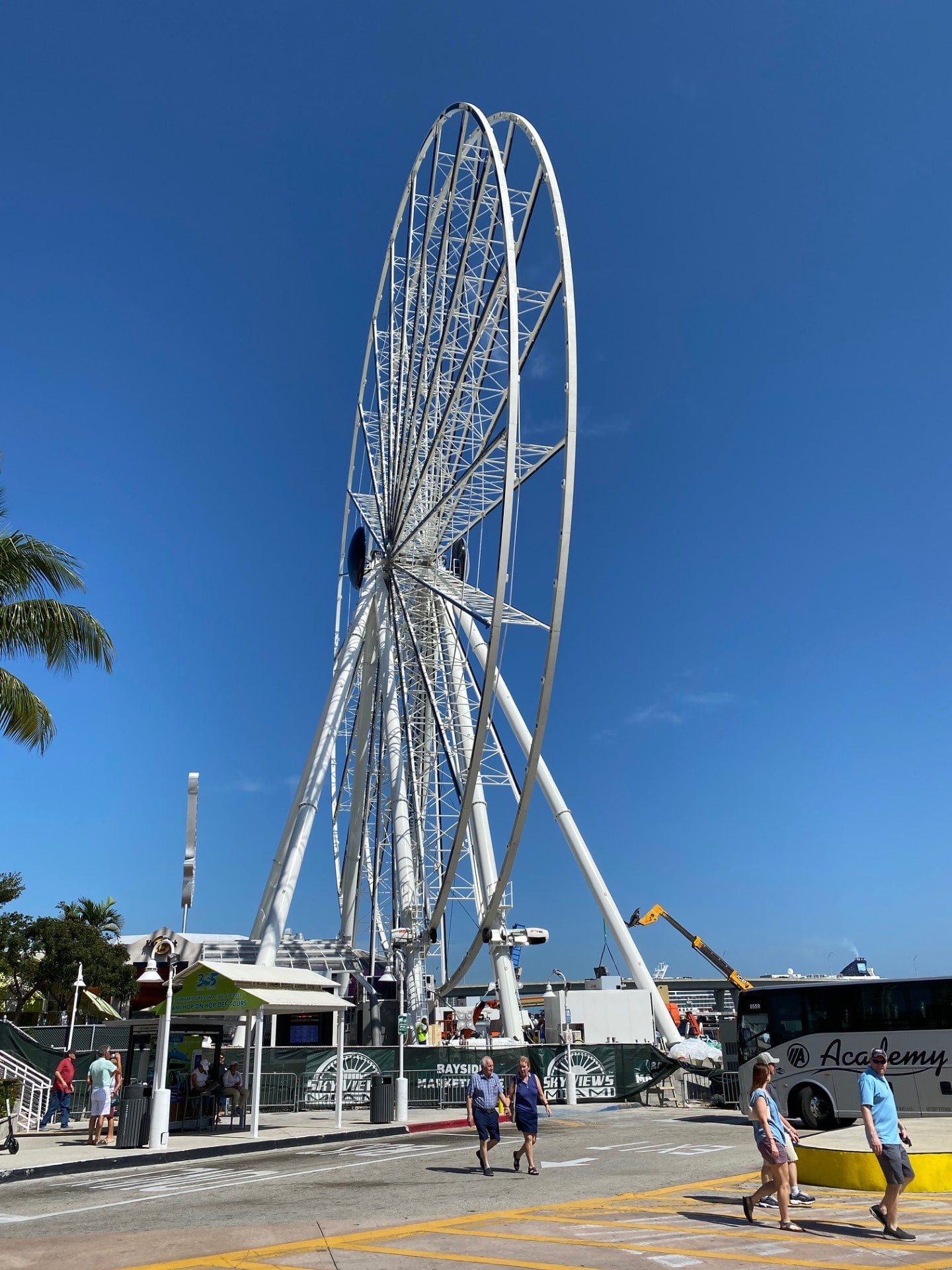 Opening Date Nearing For Ferris Wheel at Bayside