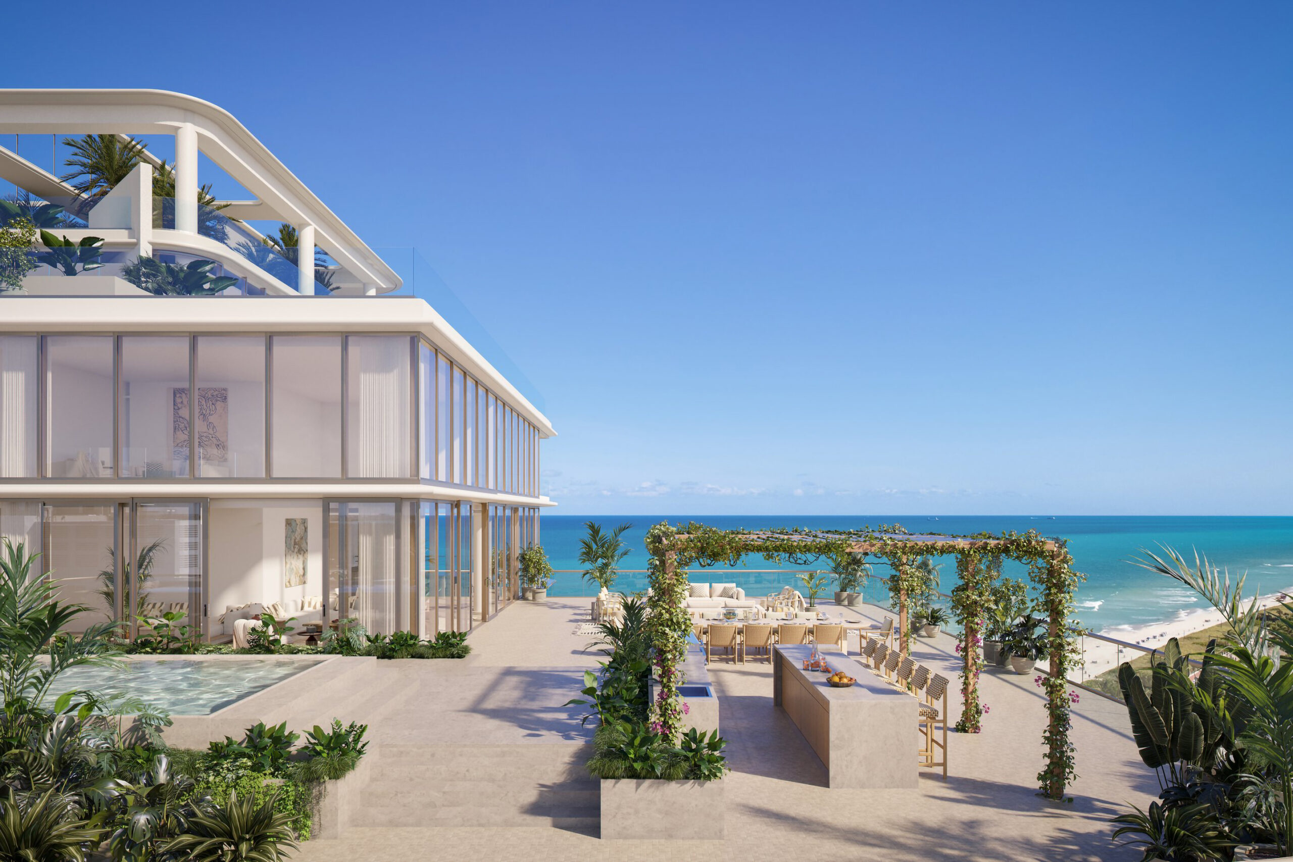 $37 Million Ultra-Lavish Penthouse West in Miami Beach Revealed by The Perigon